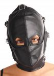 Strict Leather Asylum Leather Hood with Removable Blindfold and Muzzle